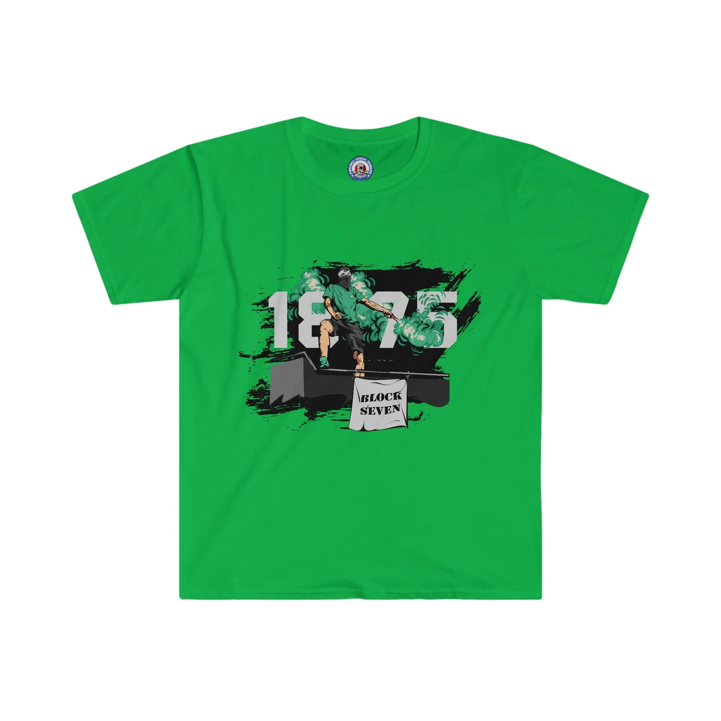 Hibs Block Seven T-Shirt